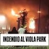 Fiorentina training ground hit by massive fire at 2am with three children and an adult rushed to hospital