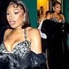 Megan Thee Stallion puts on a busty display in a gem-encrusted bra as she arrives at A$AP Rocky's party after major rule break at the Met Gala