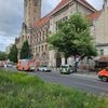 Feuer im Keller des historischen Gebäudes: Berliner Feuerwehr löscht Brand im Rathaus Charlottenburg