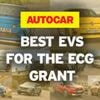 The best cars eligible for the electric car grant