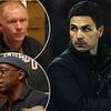 Paul Scholes and Ian Wright clash after Man United legend accuses Arsenal of 'BOTTLING' big games - as Gunners suffer Champions League heartbreak