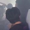 Moment airplane cabin fills with smoke after power bank EXPLODES just minutes after take off