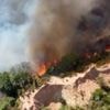 Watch: Europe's wildfires seen from above