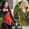 Cher, 79, shows off her ageless physique in TWO racy looks as she performs at Dolce and Gabbana party at lavish Via Veneto hotspot in Rome