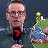 Pickle juice: TV reporter is mocked for making a rookie mistake as he tries disgusting health drink footy stars swear by