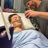 PICTURED: 'Bright and athletic' boy, 14, fighting for life and facing amputation of both feet after being electrocuted by overhead cables at £58,000-a-year private school