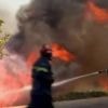 Incendie en Grèce : les flammes sont aux portes d’Athènes