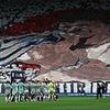 Rangers vow to track down thug who threw glass bottle on to pitch during Old Firm clash ... and condemn tifo display depicting Graeme Souness holding shotgun