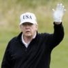 Trump back on the golf course for day two of Scottish visit
