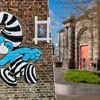 Mural op gevangenismuur in Mechelen mag verder ‘smurfen’: “Hij is grappig en een deel van ons erfgoed”