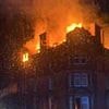 Man dies and girl, eight, injured after horror blaze breaks out at four-storey building in Scotland