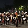 VE-ry prepared! Military units parade through central London in dead of night to make sure they are ready for next week's VE Day 80th anniversary celebrations