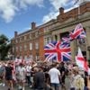 Hundreds join anti-immigration protest in Nuneaton