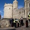 Trump's ring of steel: Specialist police carry out searches in Windsor ahead of US President's UK state visit, as huge security operation begins amid fears of mass protests