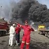 Massive explosion rocks Iran as four are killed and more than 500 injured with blast blamed on shipment of ballistic missile fuel