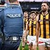 Shocking violence from Hawthorn supporters caught on camera in the wake of big loss to Collingwood at the MCG