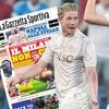 “In het stadion weerklonk maar één naam: Kevin”: Italiaanse pers zeer positief over debuut van De Bruyne