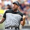 CALUM CROWE: It's Sons of Anarchy meets Happy Gilmore as former bike-gang bad boy Ryan Peake tees it up at Royal Portrush