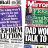 The Papers: 'Reform revolution' and 'Prince Harry bombshell'