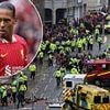 Liverpool captain Virgil van Dijk responds to trophy parade crash that left 65 injured - with suspect, 53, accused of attempted murder and drug-driving