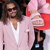 Jason Momoa makes bold fashion statement as he struts on the red carpet with pink pedicure and matching sandals for In The Hand Of Dante Venice Film Festival premiere