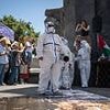 Holidaymakers hide in hotels as masses of anti-tourism protesters storm streets and beaches across Spain - and carry out DISGUSTING acts with sewage
