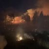 Grote brand op Brunssummerheide bij Heerlen, kinderkamp ontruimd