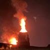 Bonfire lit despite concerns about asbestos