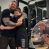 Chip off the old block! Eddie Hall's 13-year-old son destined to emulate his bodybuilding father as youngster shows off incredible gym routine - and he can already lift Tyson Fury's weight!
