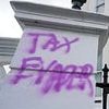 Keir Starmer hits out at 'appalling' vandalism at Angela Rayner's flat as Deputy PM's new seaside home is daubed with 'tax evader' graffiti amid stamp duty row