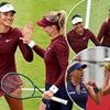 Emma Raducanu and Katie Boulter's doubles partnership comes to an end with Brits downed in straight sets by number one seeds at Queen's