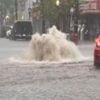 Flooded streets and subway systems as storms slam US East Coast