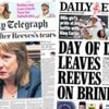 The Papers:  'Pound falls after Reeves's tears' and 'Brave face' Kate