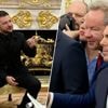 KIJK. Zelensky geeft journalist lik op stuk na ‘kostuum-incident’: “Jij draagt nog steeds hetzelfde pak”