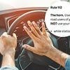 Can I really be fined for honking my car's horn when I pick my friend up?