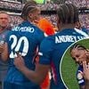 PSG boss Luis Enrique appears to SLAP Chelsea striker Joao Pedro in the face following the Blues' Club World Cup triumph