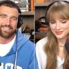 Taylor Swift openhartig in podcast van haar vriend, Travis Kelce: “Toen liep ik huilend de kamer binnen”