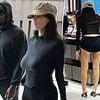 Bianca Censori puts on risque display in TINY shorts with Kanye West after jaw-dropping lingerie shoot