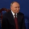 Chilling sight of Putin shaking his head and shouting over journalists as they demanded to know when he would 'stop killing civilians' in Ukraine
