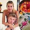 Guests at Apple heiress Eve Jobs and Harry Charles's lavish Cotswolds nuptials carry on partying - as aerial shots show red carpet rolled out for VIP guests amid festivities