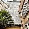 Furious family left unable to use their back garden for three years after developer puts up scaffolding and then stonewalls them - while owing them £50,000