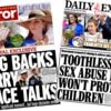 'Royal peace talks' and 'Sinner takes it all'