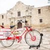 Pee-wee's bike is at the Alamo, but not where you think