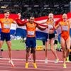 Geen greintje teleurstel­ling bij zilveren estafette­team: ‘We kunnen niet altijd legenda­risch zijn’