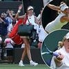 Katie Boulter makes admission about her Wimbledon future after disastrous collapse to world No 101 - as fellow Brit Sonay Kartal reaches third round