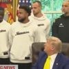 Foot : scène lunaire à la Maison Blanche entre Donald Trump et les joueurs de la Juventus