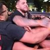 Shocking video shows moment handcuffed man is beaten by furious survivors of LA crash that injured 31