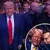 Donald Trump arrives at UFC 316 with one-man entourage Dana White months after sitting cageside with Elon Musk
