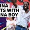'No way!' - Wiegman surprised by Burna Boy at Euro 2025 ceremony