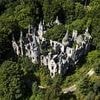 Stunning pictures show how nature has reclaimed derelict castle once home to the head of Tennent's brewing empire